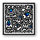 BLUE_26-9x26-9 — framed (Black)