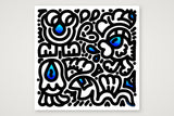 BLUE_26-9x26-9 — 70×70cm, 28×28" Print only