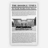 'The Doodle Times' Newspaper