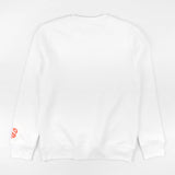 'Gecko' White Sweatshirt
